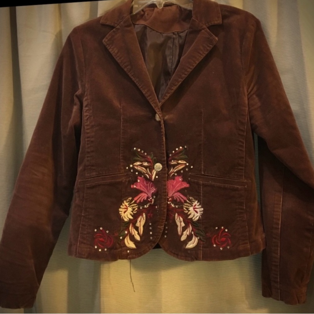 MAKE AN OFFER‼️BB Jeans Brown Corduroy Jacket S
